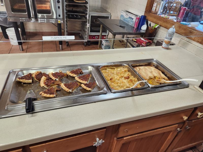 Cobbler, Bread Pudding, And A Dessert Bar With Ice Cream Cobbler, Bread Pudding, And A Dessert Bar With Ice Cream