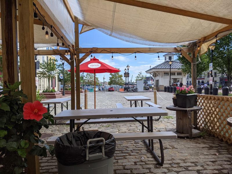 Cobblestones, Harbor Air, and a Patio for Pups
