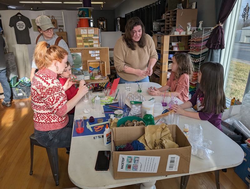 College Art Teachers In Training Joined The Fun