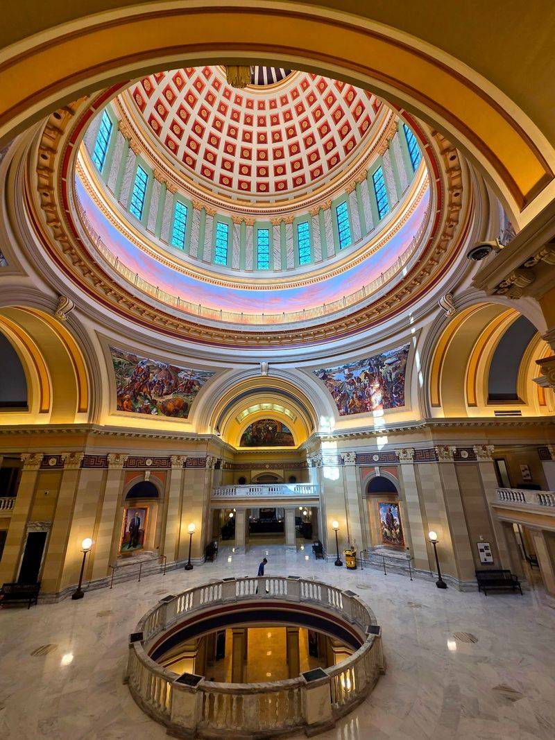 Color Swirling High Above the Rotunda