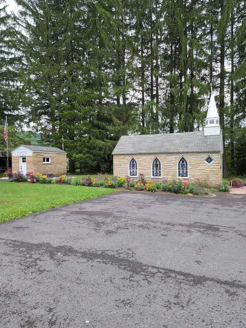Crab Orchard Stone, Lancet Windows, And A Tiny Belfry Crab Orchard Stone, Lancet Windows, And A Tiny Belfry