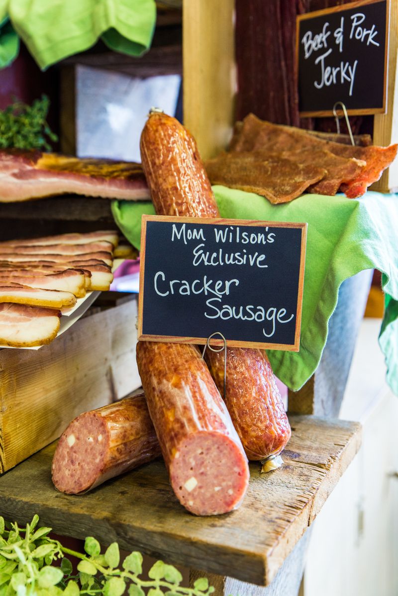 Cracker Sausage, Bacon, and the Meat Case