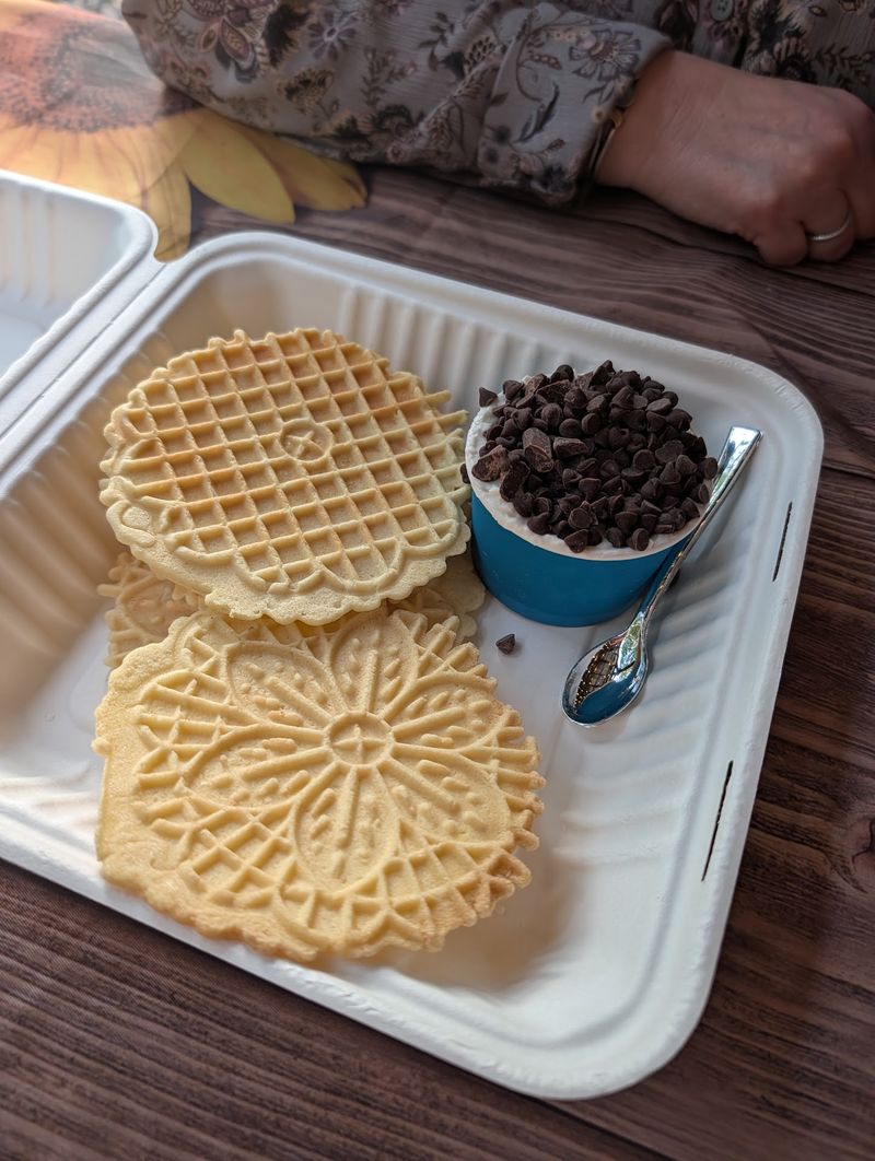Dessert Comes With A Crunchy Italian Cookie Surprise Dessert Comes With A Crunchy Italian Cookie Surprise