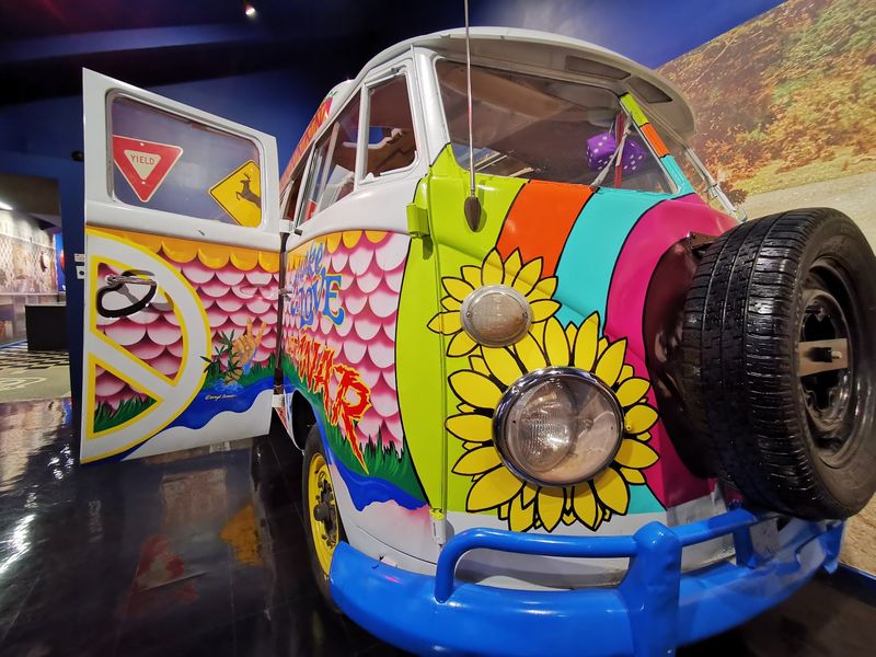 Diner Booths, a Flower Power Bus, and a Giant Curio Cabinet Diner Booths, a Flower Power Bus, and a Giant Curio Cabinet