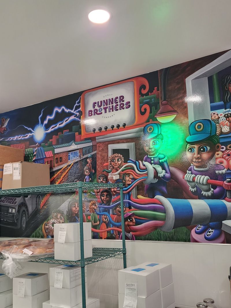 Disco Lights And Donut Murals Make Breakfast Feel Like A Party
