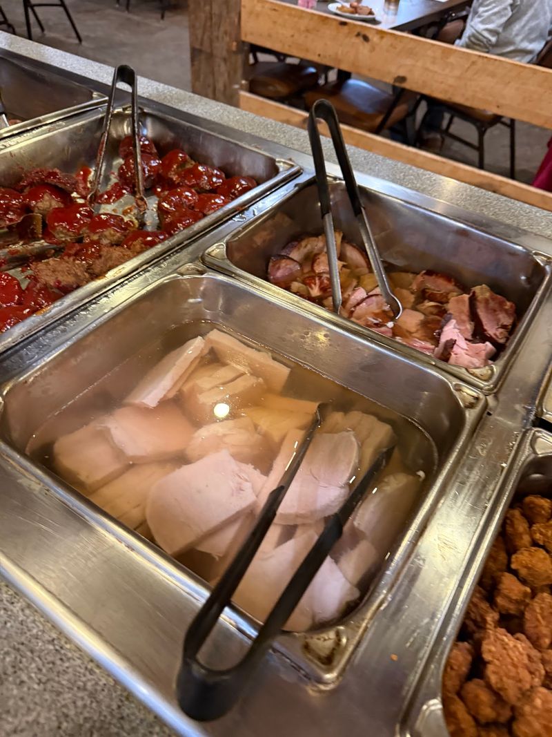Downstairs, Where the Buffet Waits Downstairs, Where the Buffet Waits