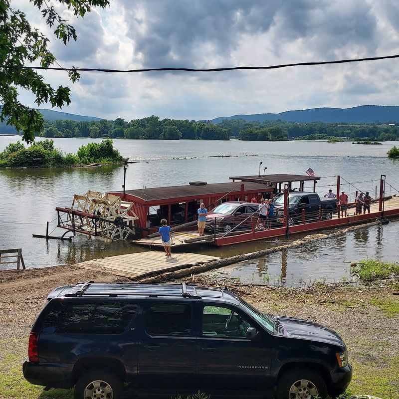 Driving Your Car Onto a Wooden Boat