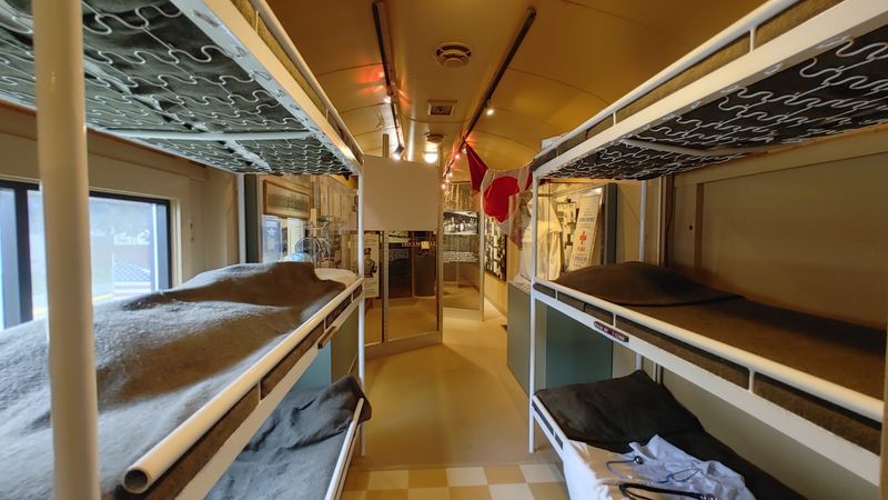 Exhibits Tucked Inside Real Train Cars Exhibits Tucked Inside Real Train Cars