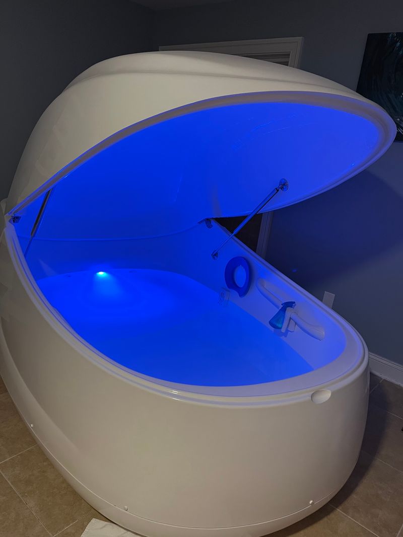 Floating Like An Astronaut In A Pod Floating Like An Astronaut In A Pod