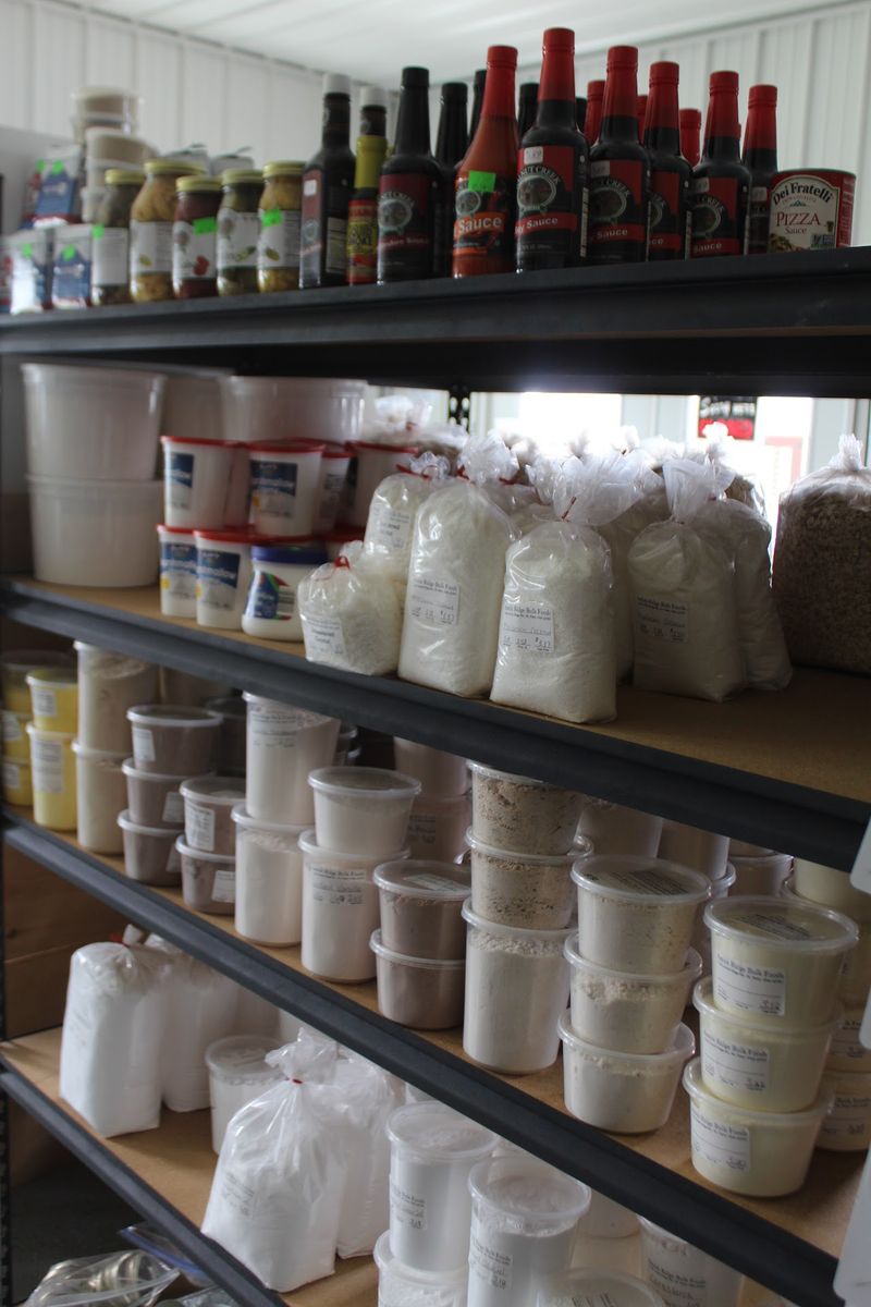 Flour Bins And Baking Treasures