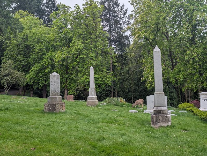 Founders of Portland Resting Side by Side