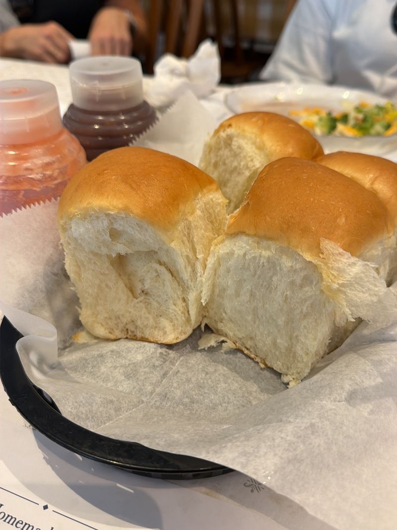 Fresh Greens and Giant Rolls