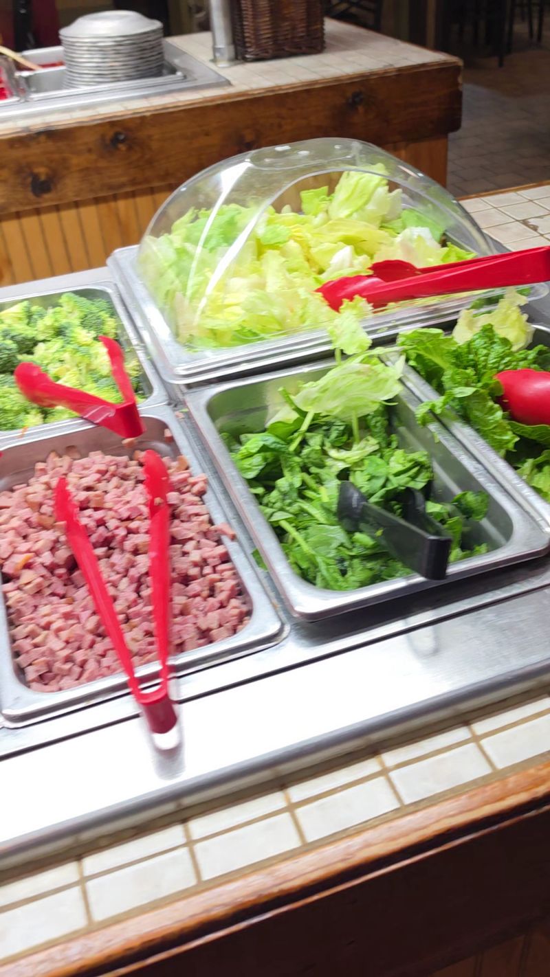 Fried Chicken, Fish, And A Salad Bar Worth A Lap