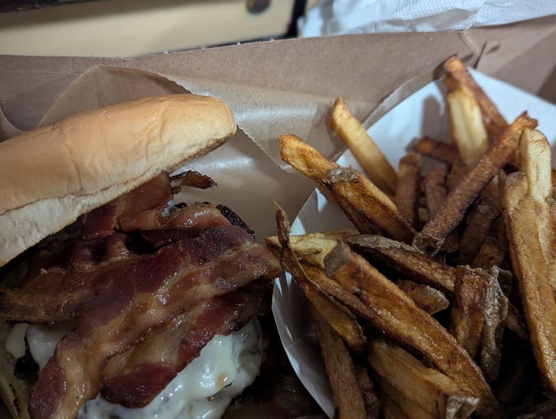 Fries Cut Right Before Your Eyes Fries Cut Right Before Your Eyes