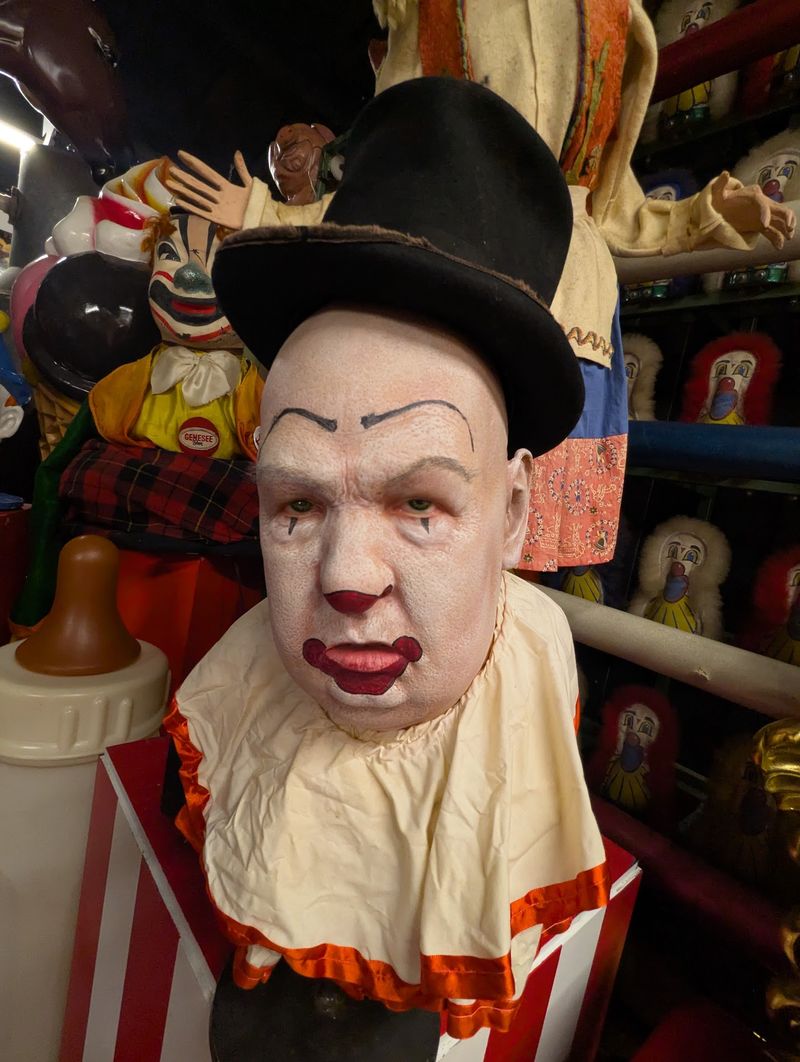 Giant Clown Heads and the Old Big Top
