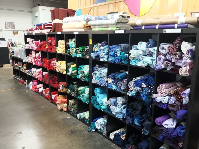 Good Luck Leaving Without An Armful Of Fabric And Yarn