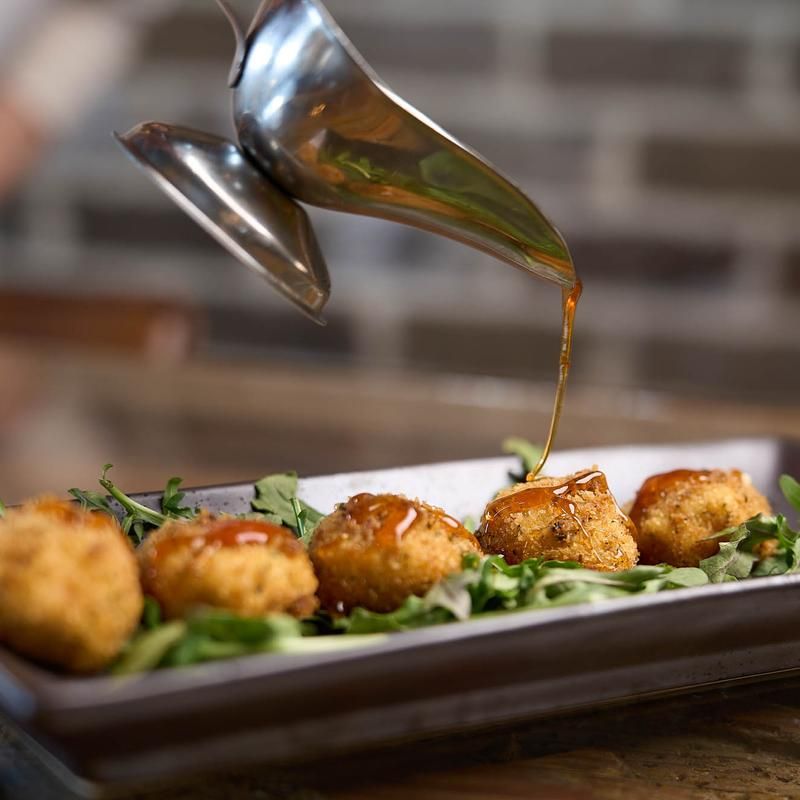 Grandma's Meatballs and Goat Cheese Surprises