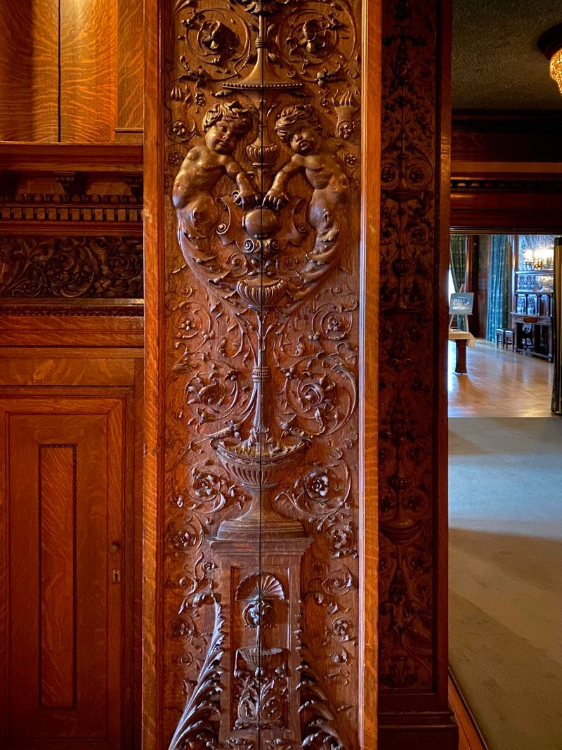 Hand-Carved Wood Steals The Show Indoors