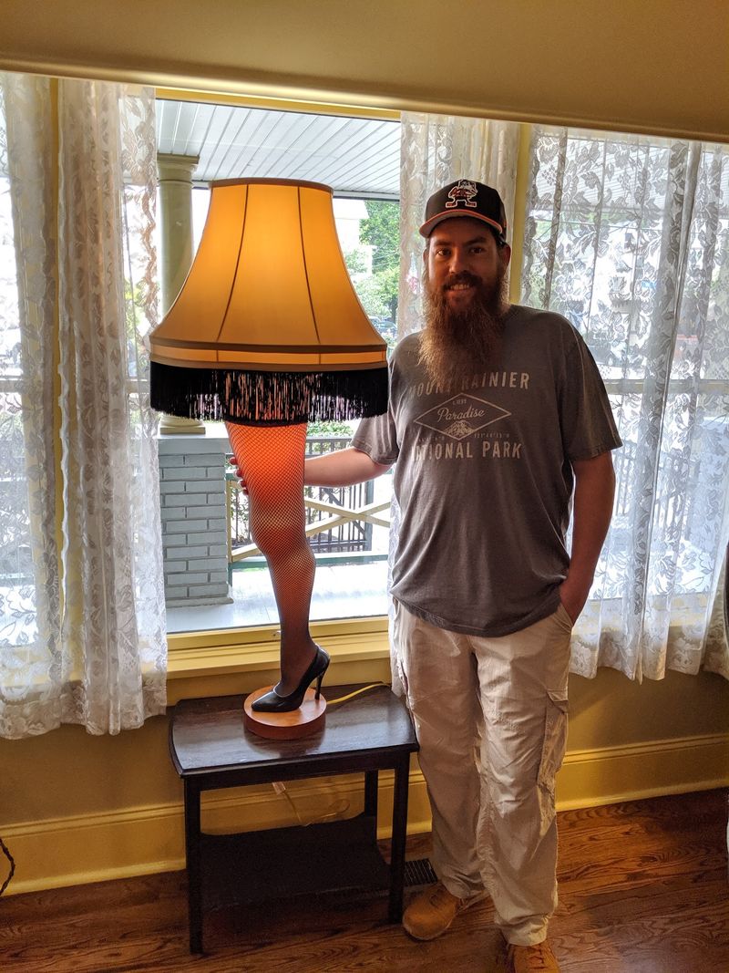 Hands On Everything, Even the Leg Lamp