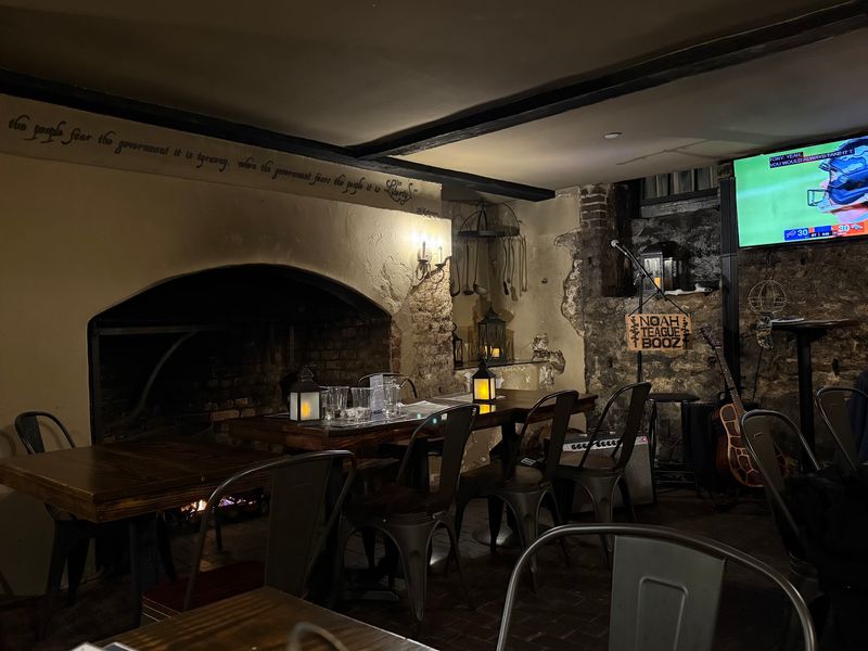 Head Downstairs to a Stone Cellar With Serious Character Head Downstairs to a Stone Cellar With Serious Character
