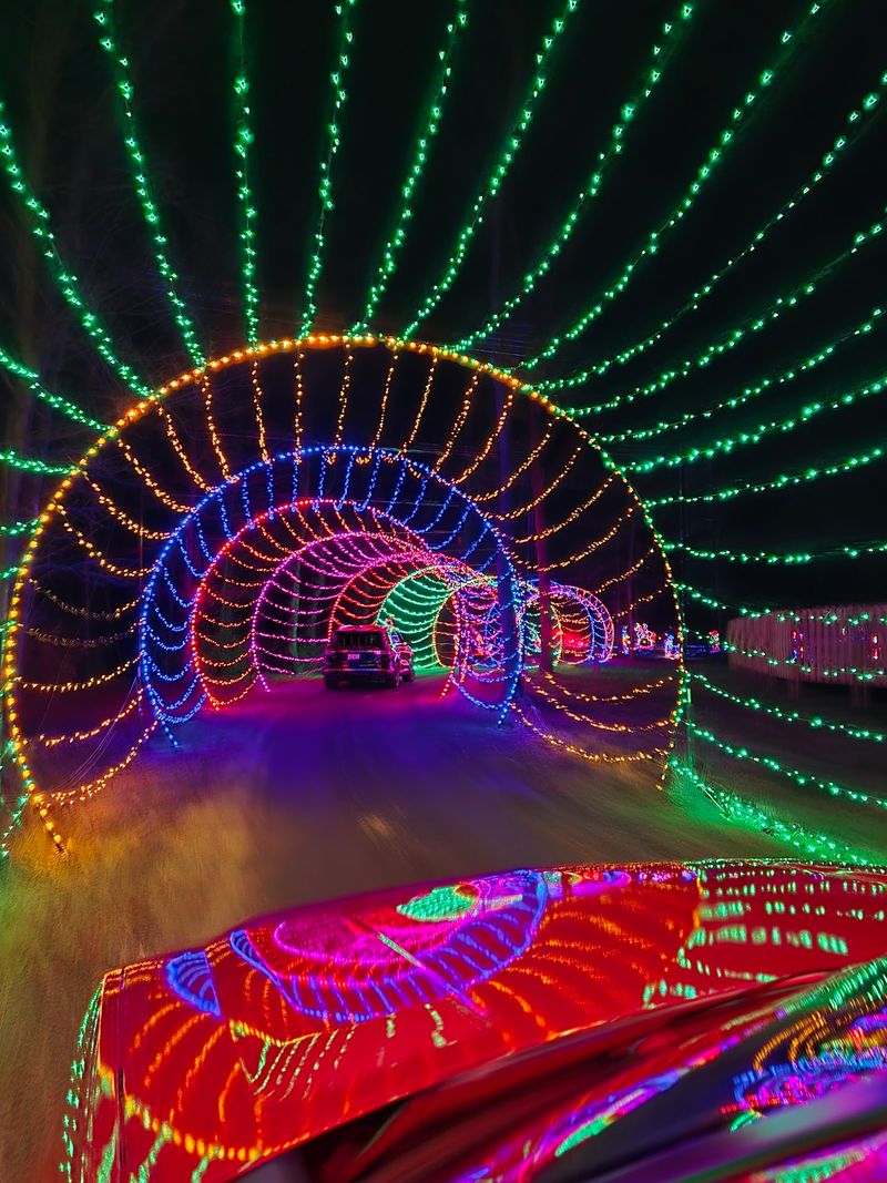Holiday Lights Glow Where Ghouls Once Lurked