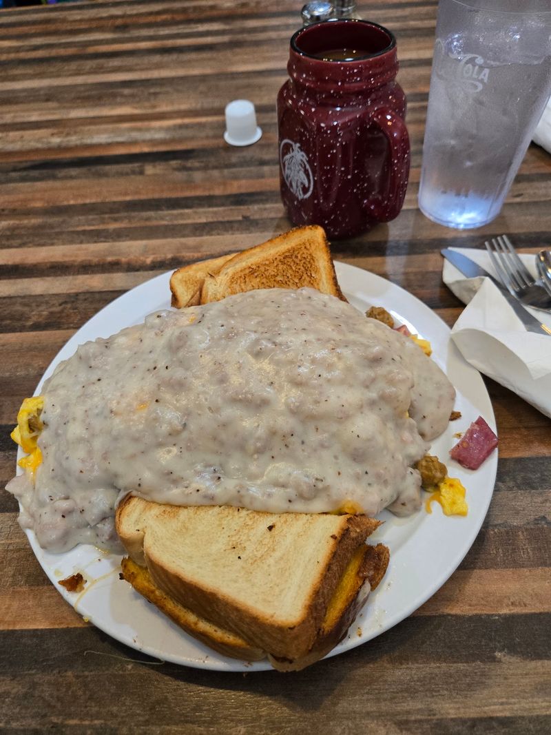 Homemade Biscuits Swimming in Sausage Gravy Homemade Biscuits Swimming in Sausage Gravy