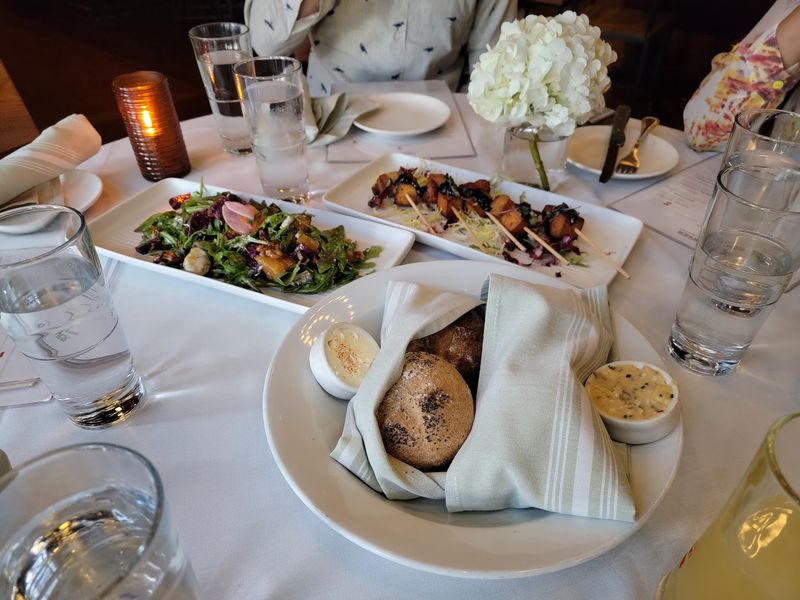 House-Baked Bread And Butter Start The Meal