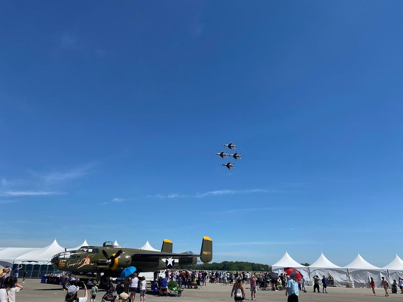 Jets Overhead at the Summer Air Show