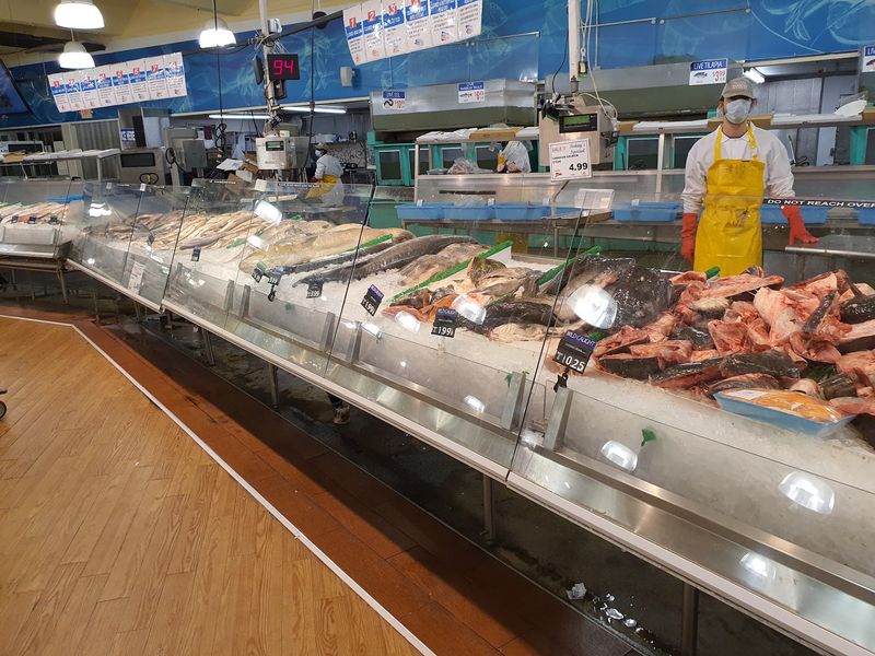 Live Blue Crabs Make the Seafood Counter Hard To Walk Past