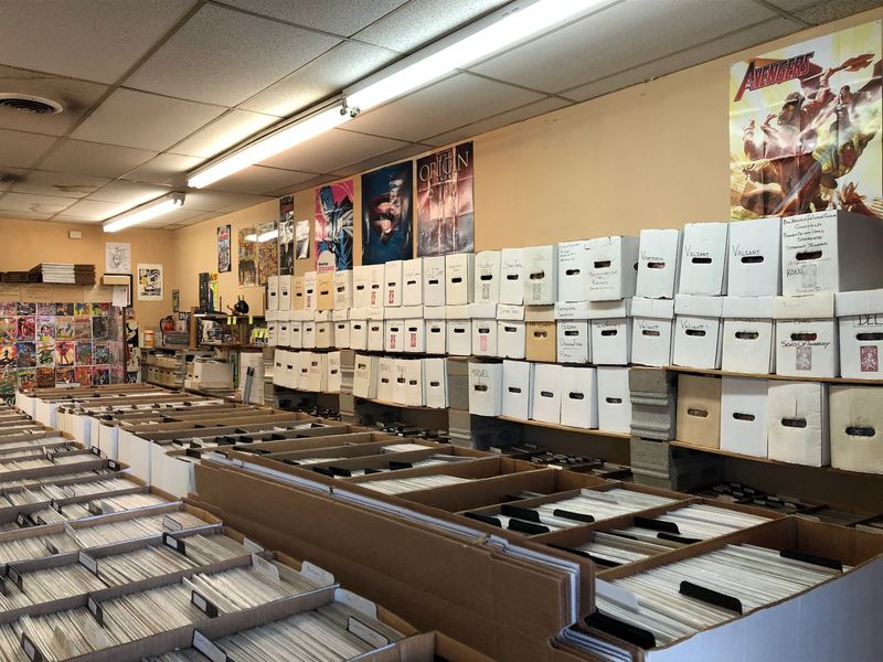 Long Boxes Full of Back Issues