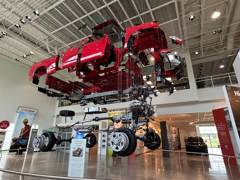 Look Up, Because A Whole Pickup Is Floating Overhead