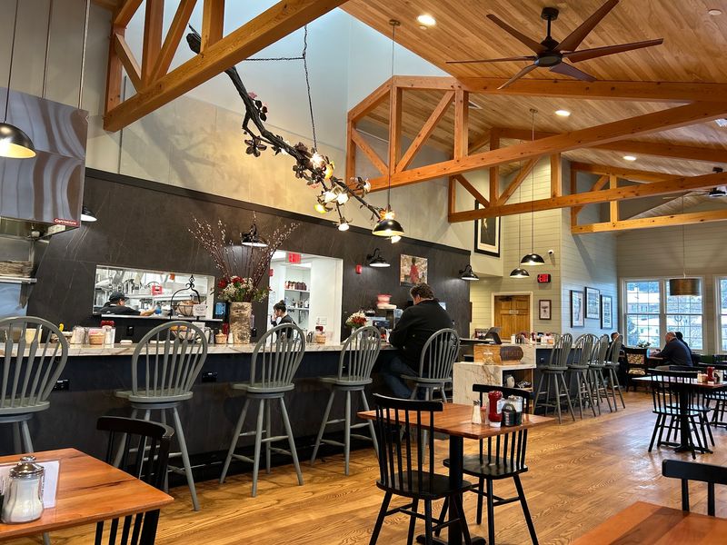 Look Up, Because The Dining Room Has Art Overhead