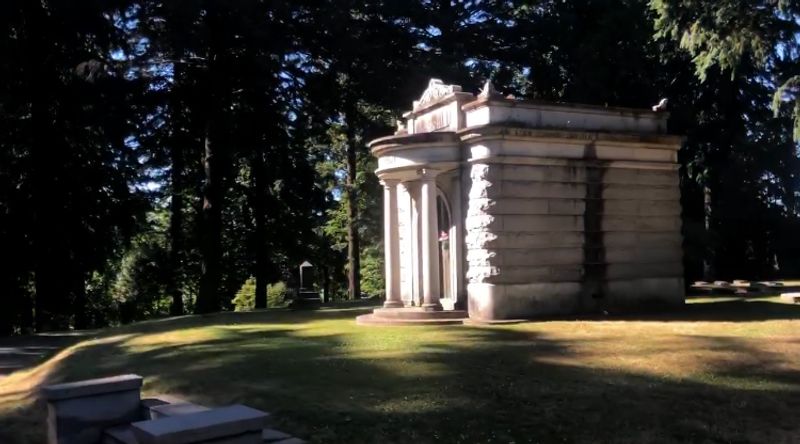 Mausoleums Near the Top of the Hill
