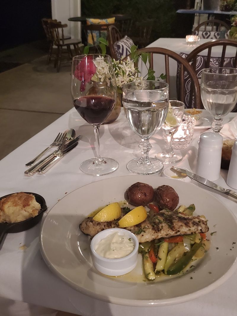 Mountain Trout, Crab Hush Puppies, and Southern Comfort Plates Mountain Trout, Crab Hush Puppies, and Southern Comfort Plates
