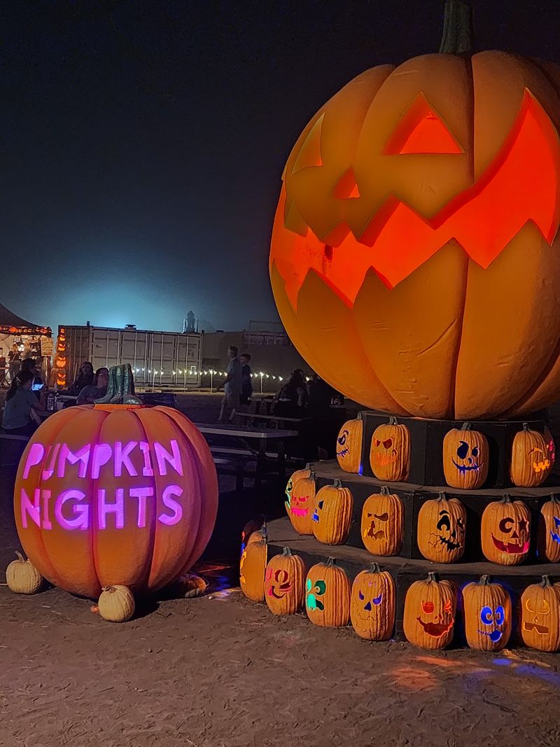 Nine Pumpkin Worlds Wait Along One Glowing Half-Mile