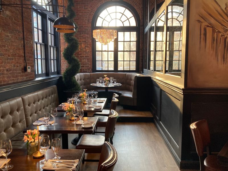 Old Bank Bones Make The Dining Room Shine Old Bank Bones Make The Dining Room Shine