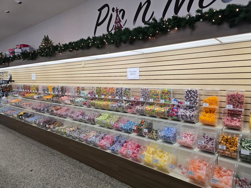 Old-Time Candy and Jelly Bean Bins