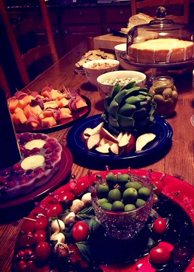 Olives Mixed by Hand