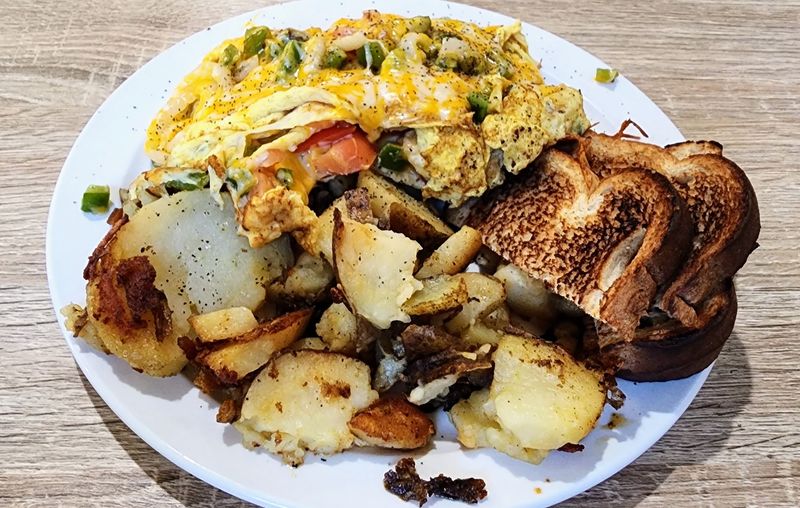 Omelets the Size of Two Burritos Omelets the Size of Two Burritos