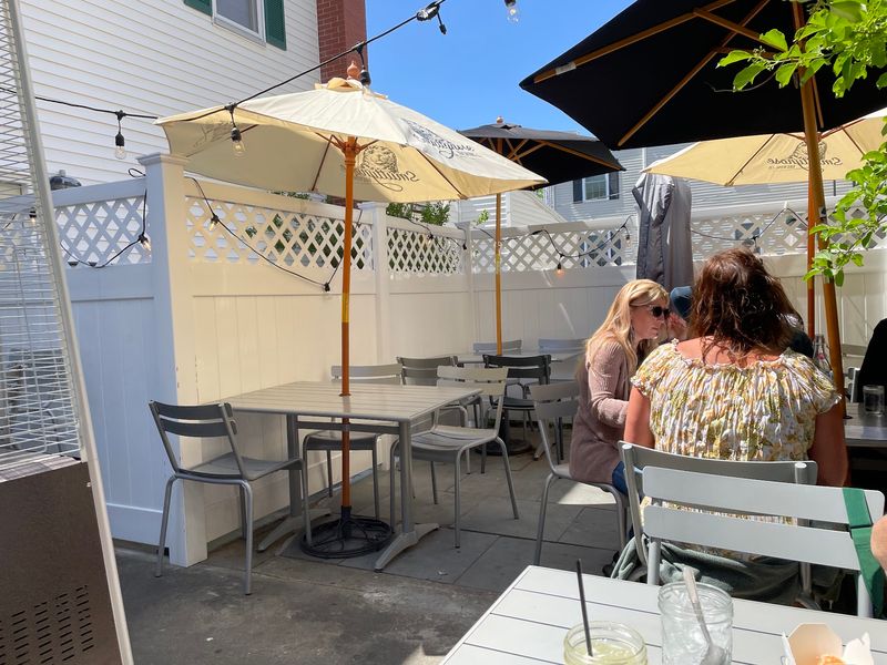 Patio Lunch Under the Umbrellas Patio Lunch Under the Umbrellas
