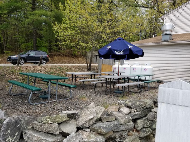 Picnic Tables Under the Open Sky