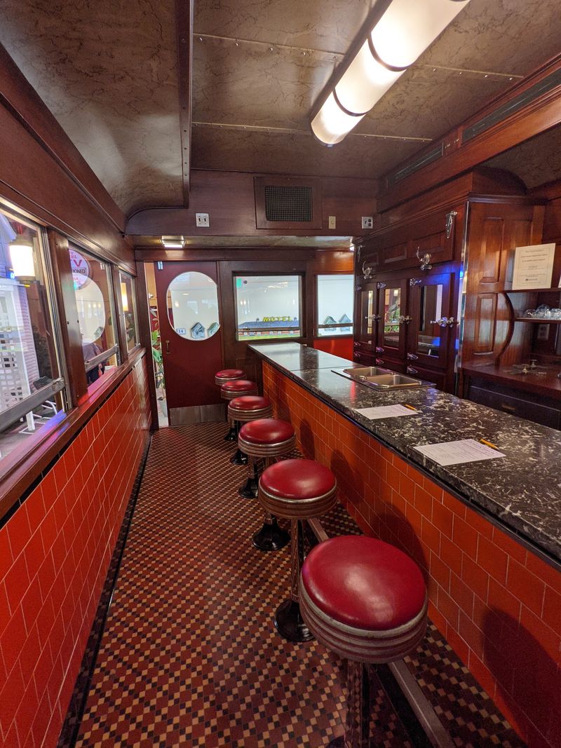 Pie and Coffee Inside the 1938 Serro's Diner Pie and Coffee Inside the 1938 Serro's Diner