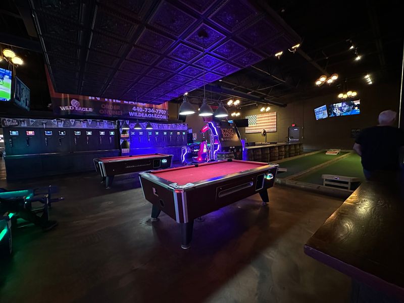 Pool, Bowling, and Air Hockey Await on the Other Side