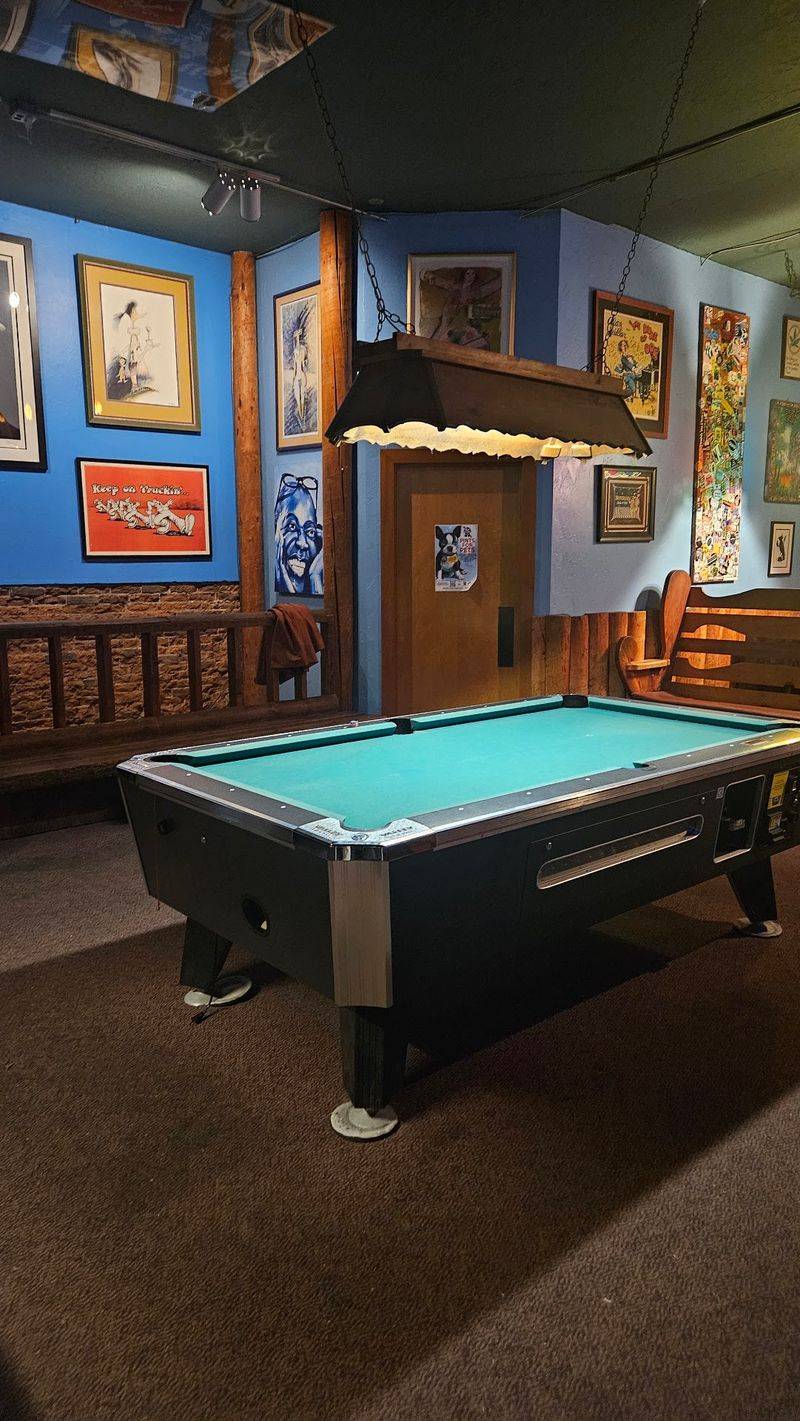 Pool Tables Upstairs, Pinball Down Below
