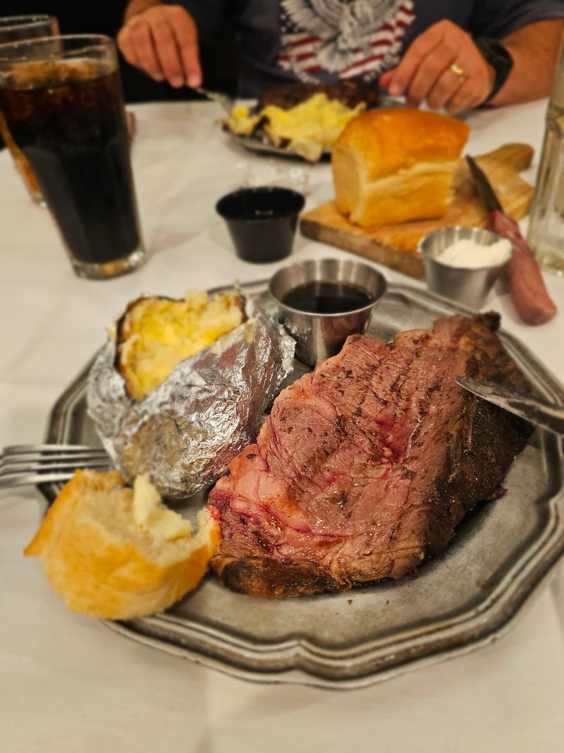 Pork Chops, Prime Rib, and a Slice of Tuxedo Cake Pork Chops, Prime Rib, and a Slice of Tuxedo Cake