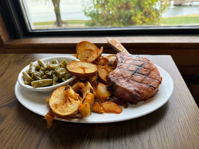 Pork Chops, Roast Beef, and Barn Fries Pork Chops, Roast Beef, and Barn Fries