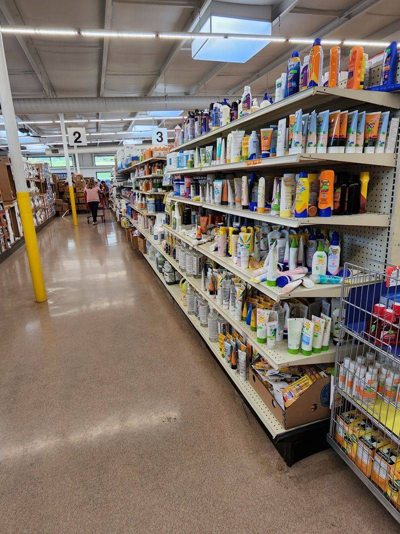 Pots, Pet Gear, And Paper Plates Hide Between The Snacks Pots, Pet Gear, And Paper Plates Hide Between The Snacks