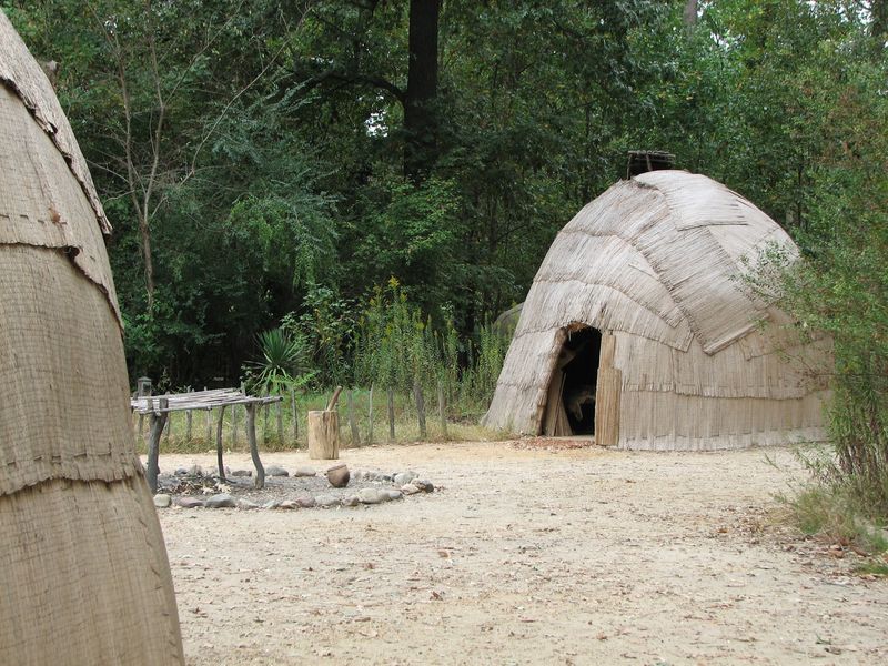 Powhatan Indian Village at Jamestown Settlement, Williamsburg, Virginia
