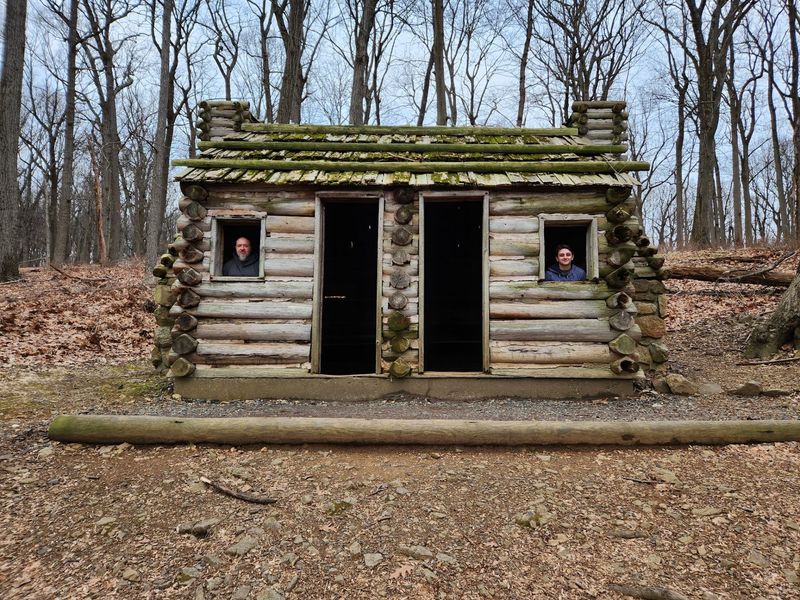 Replica Huts on Sugar Loaf Hill