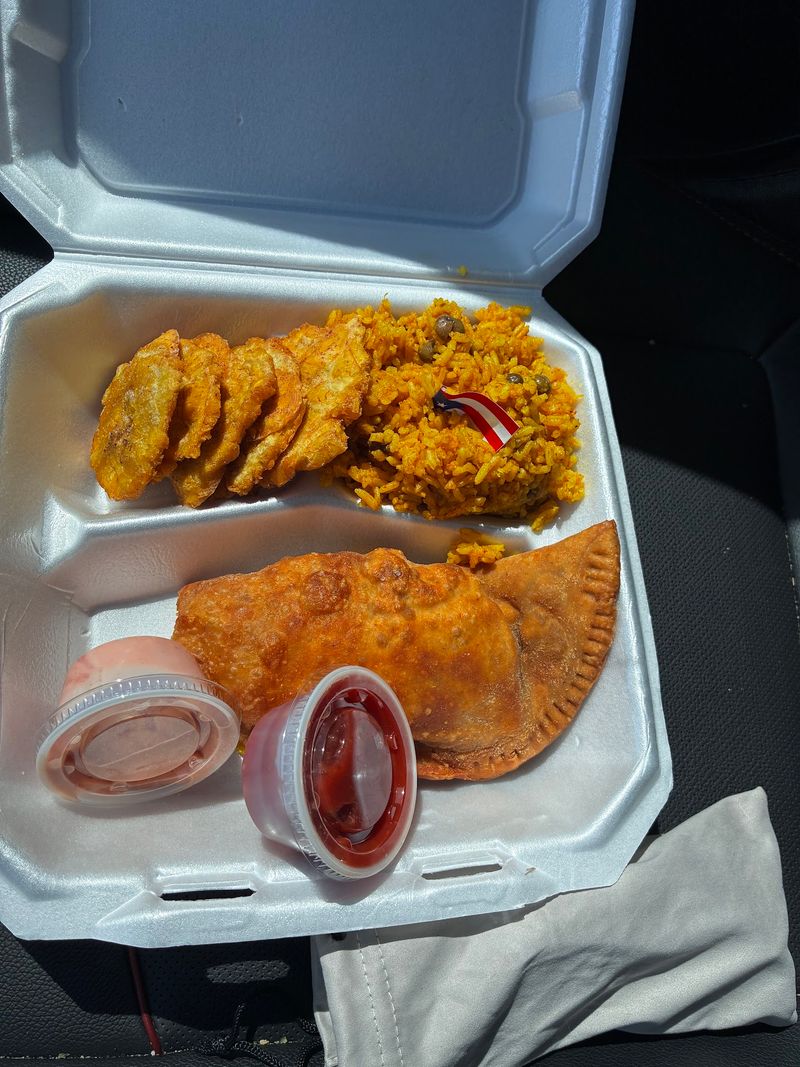 Rice, Mango Salsa and Mayo Ketchup